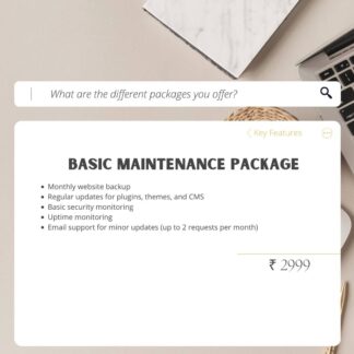 Basic Maintenance Package