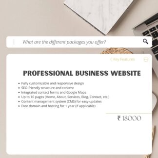 Professional Business Website