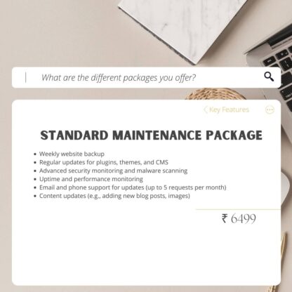 Standard Maintenance Package